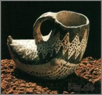 Keramik der Clovis-Kultur